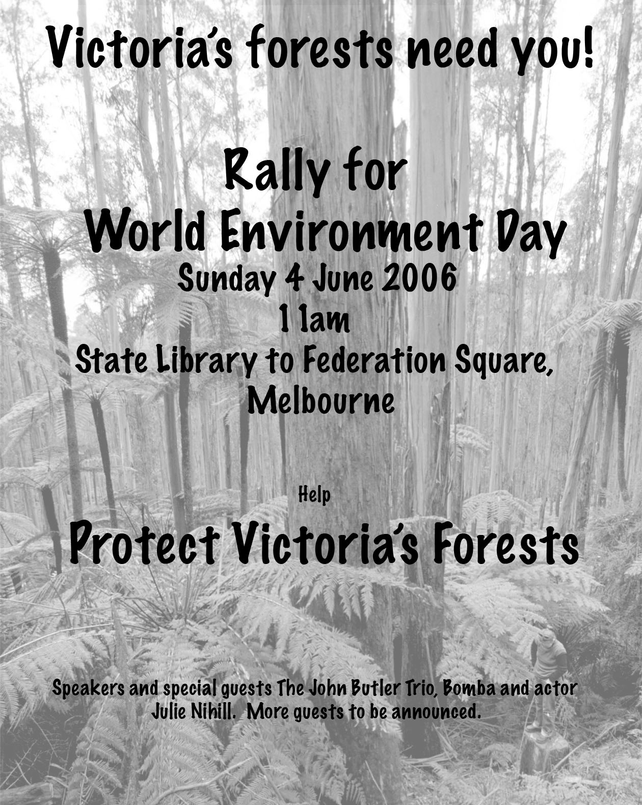 Rally for Victoria's Forest